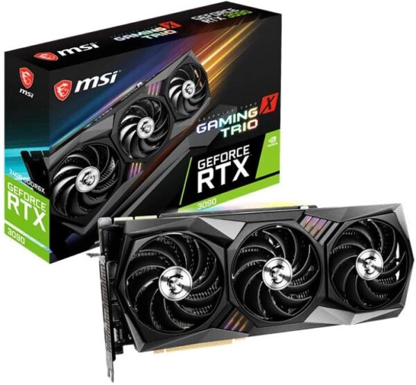 MSI RTX3090 Gaming X Trio 24G Taille Unique Noir