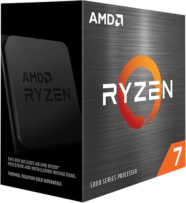 AMD Ryzen 7 5700X3D Processeur avec La Technologie 3D V-Cache (8 Cœurs/16 Threads, 105W TDP, Socket AM4, 100Mo Cache, Jusqu'à 4,1 GHz Fréquence Boost, Pas de Ventilateur)