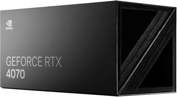 NVIDIA GeForce RTX 4070 Founder's Edition (FE) Carte graphique – Titane et noir (900-1G141-2544-000)