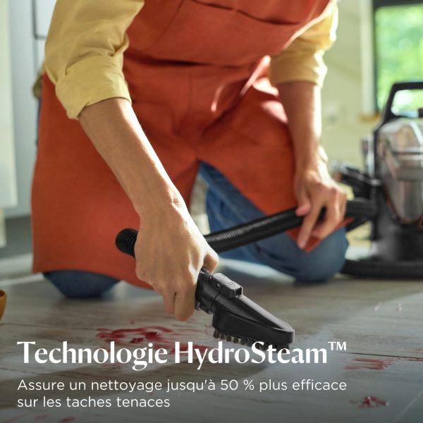 BISSELL SpotClean HydroSteam, Shampouineuse Canapé, Moteur Puissant de 1000W, Nettoyeur Vapeur avec Technologie HydroSteam, Nettoyeur pour Tapis, Moquettes, Meubles, Tissus, Voiture & Plus, 3689N – Image 6