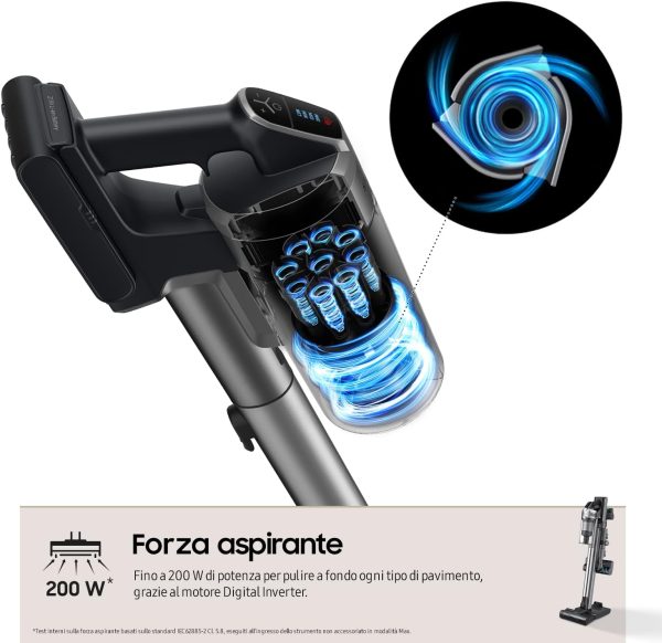 SAMSUNG vs20r9046t3 VS20R9046T3/ET, Jet 90 Complete, Argent Noir, 6 Accessori – Image 5