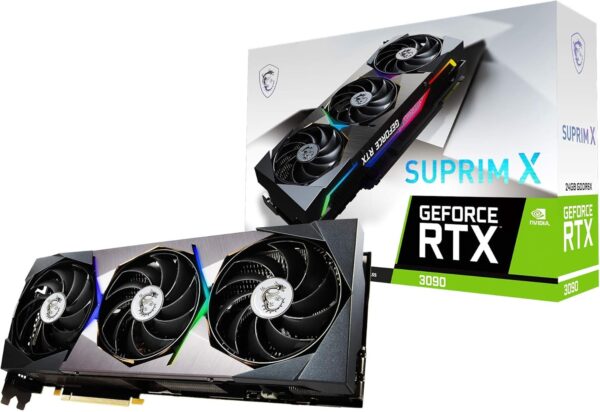 MSI NVIDIA GeForce RTX 3090 SUPRIM X 24G, Black