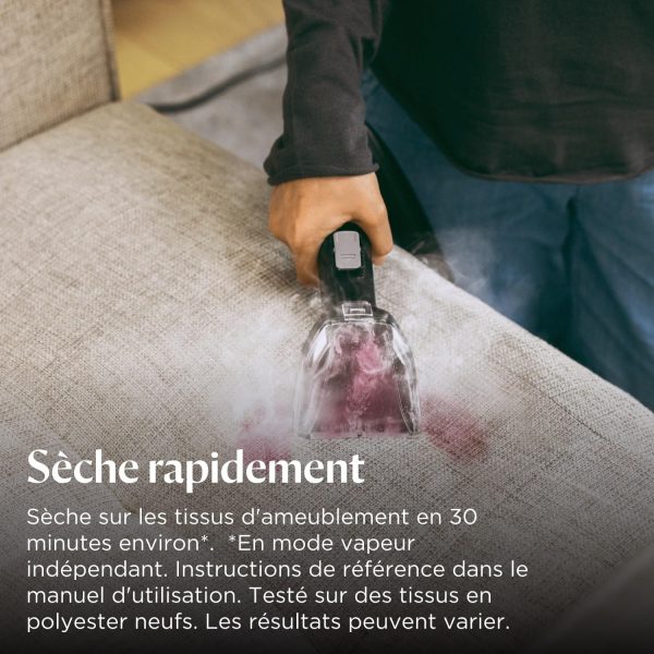 BISSELL SpotClean HydroSteam, Shampouineuse Canapé, Moteur Puissant de 1000W, Nettoyeur Vapeur avec Technologie HydroSteam, Nettoyeur pour Tapis, Moquettes, Meubles, Tissus, Voiture & Plus, 3689N – Image 4