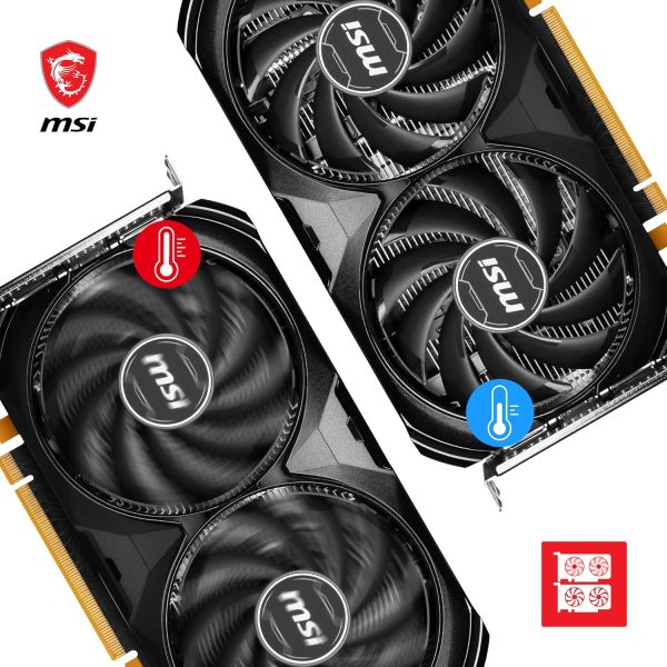 MSI GeForce RTX 4060 Ventus 2X Black 8G OC – Image 4